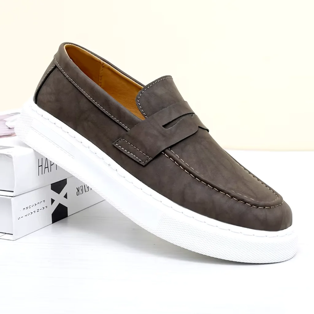 loafer masculino marrom